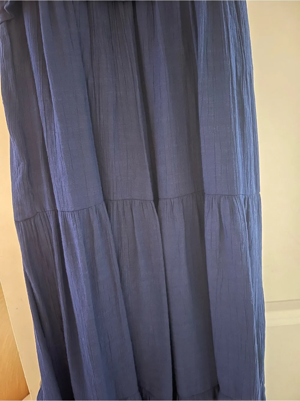 Speed Limit 98 Navy Blue Ruffle Maxi Dress - Picture 6 of 7